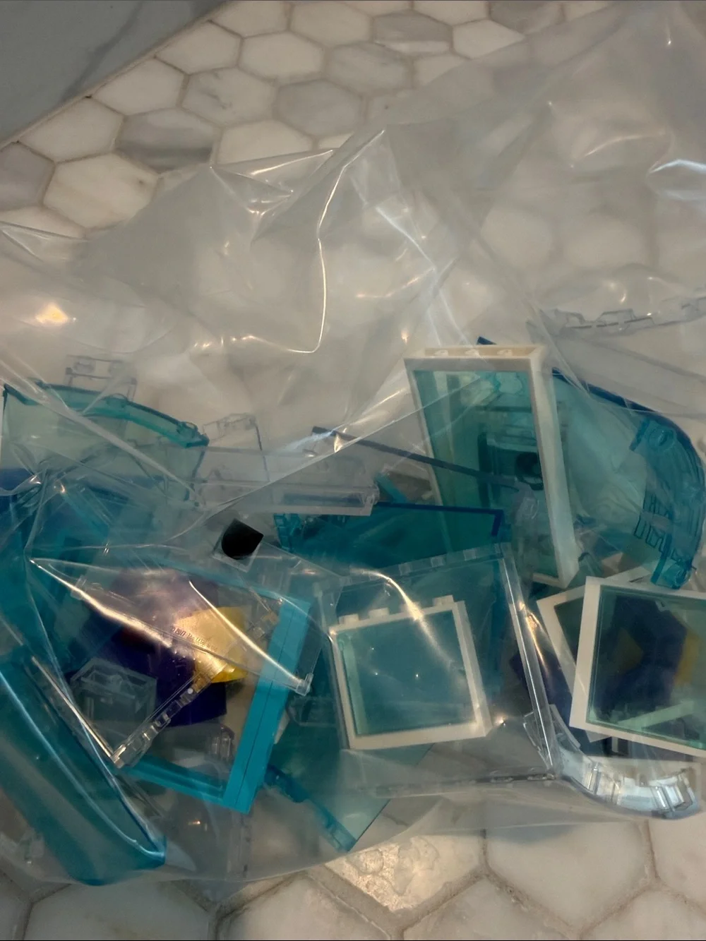 LEGO LOT Miscellaneous Clear Windows & Doors Building Bricks
